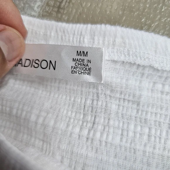 89th + Madison Cottagecore Peplum Woman's Blouse | Sheer Sleeves Feminine Boho - Picture 5 of 10